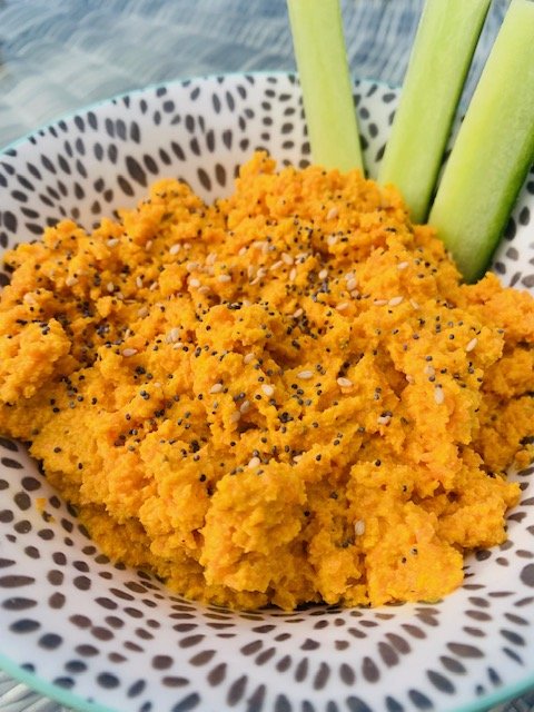 Raw Carrot Hummus